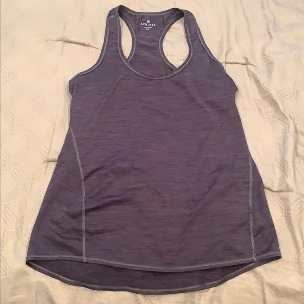 Athleta dark gray chi tank